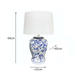 Brooklynn Porcelain Table Lamp Acrylic Bottom And White Shade - Shopica Pty Ltd