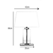 Ritz Rec Crystal And Metal Base Table Lamp - Shopica Pty Ltd