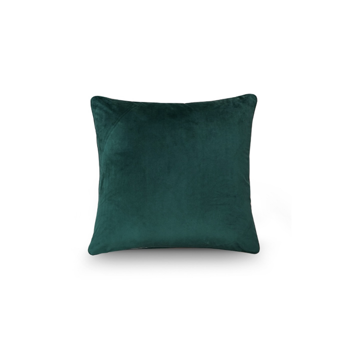 Banana Leaf Teal And White Cushion - Shopica Pty Ltd