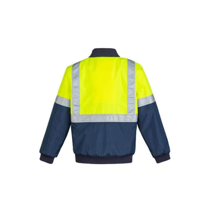 Syzmik Mens Hi Vis 3M Reflective Day/Night Quilted Flying Jacket - Shopica Pty Ltd