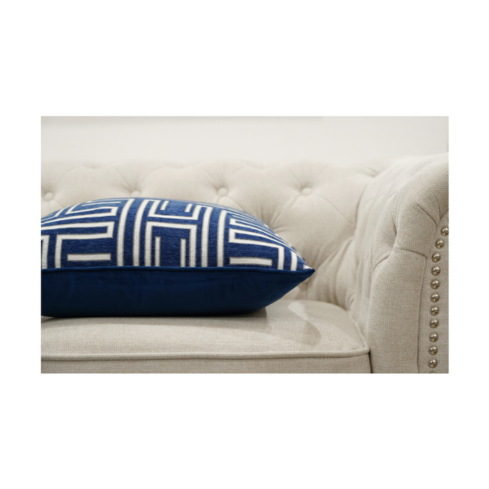 Velvet Indulgence: Woven Velvet Modern Cushion
