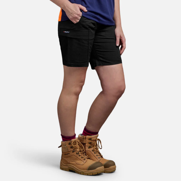 King Gee  Women's  Workcool Pro Shorts - Stretch - Navy - Black - Khaki