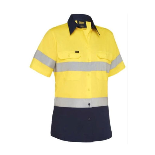 Bisley Women's Taped Hi Vis Cool Lightweight Drill Shirt - Shopica Pty Ltd