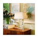 Glass Base White Shade Paris Crystal Table Lamp - Shopica Pty Ltd