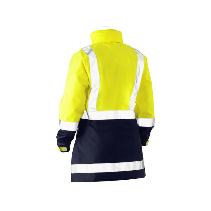 Bisley Women's H Taped Two Tone Hi Vis Day/Night Rain Jacket