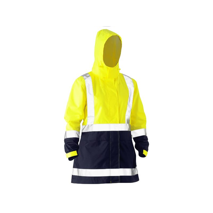 Bisley Women's H Taped Two Tone Hi Vis Day/Night Rain Jacket