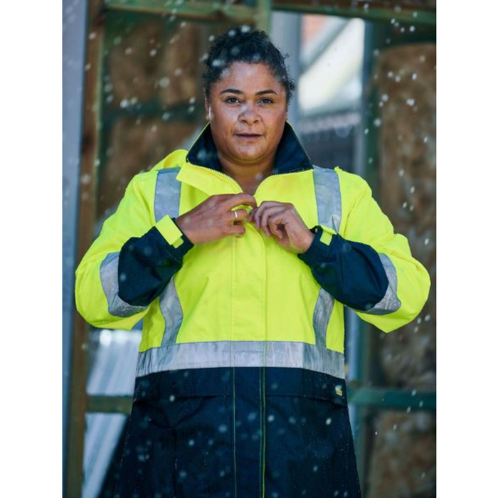 Bisley Women's H Taped Two Tone Hi Vis Day/Night Rain Jacket