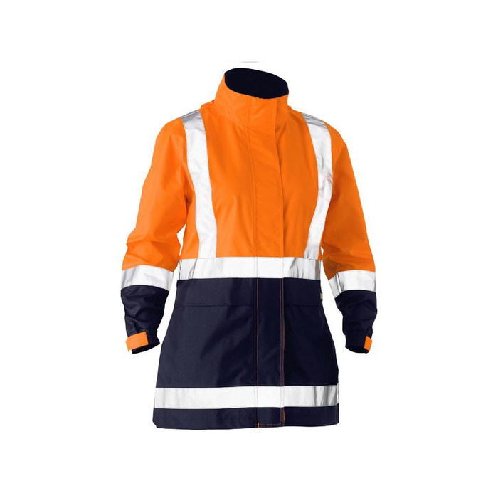 Bisley Women's H Taped Two Tone Hi Vis Day/Night Rain Jacket