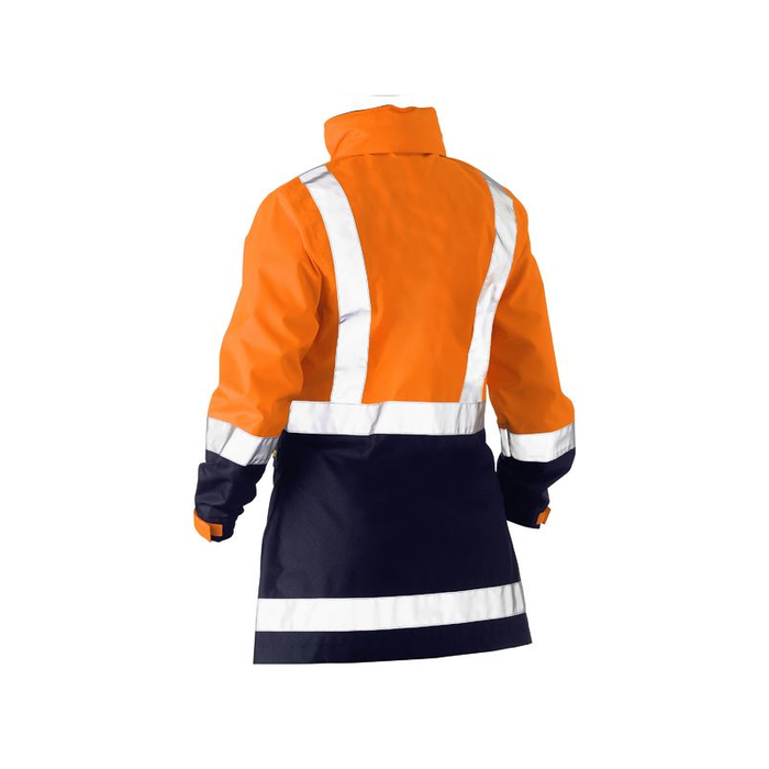 Bisley Women's H Taped Two Tone Hi Vis Day/Night Rain Jacket