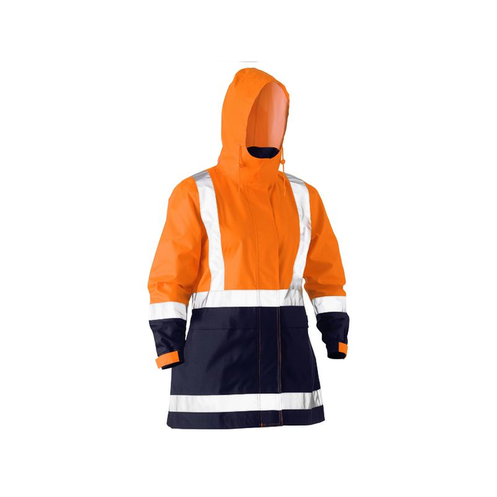 Bisley Women's H Taped Two Tone Hi Vis Day/Night Rain Jacket