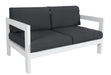 Seraphic Haven White Dark Grey 2 Seater Artemis Outdoor Sofa - Shopica Pty Ltd