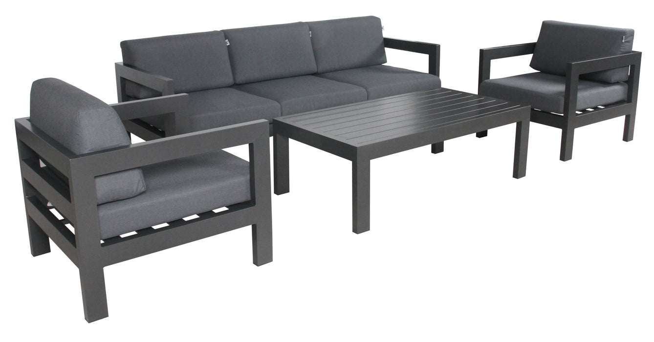 Sleek Elegance Unleashed: Artemis Outdoor Coffee Table in Charcoal - Shopica Pty Ltd