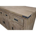 Charming and Durable Honey Washed Utah Elegance Buffet with Metal Accents