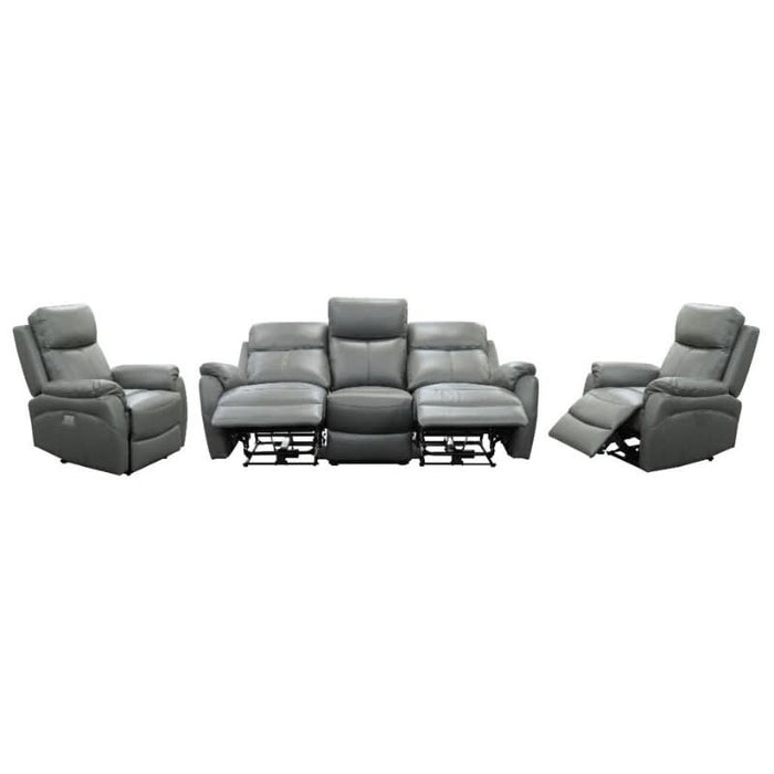 Elegant Gunmetal Camden Luxe Electric Recliner Lounge for Modern Homes