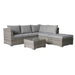 Solway Oasis Modular Lounge - Chic Weather-Resistant Patio Furniture in Light Grey