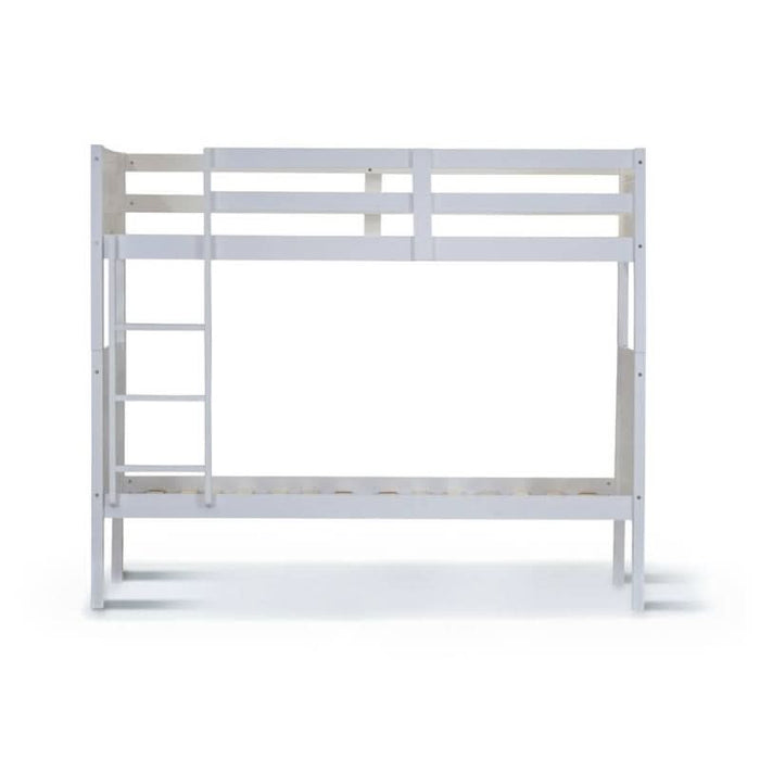 Space-Saving Welling Dual Comfort Bunk Bed in Classic White Finish