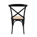 Contemporary Black Birch Timber Dining Chair with Artisan Detailing