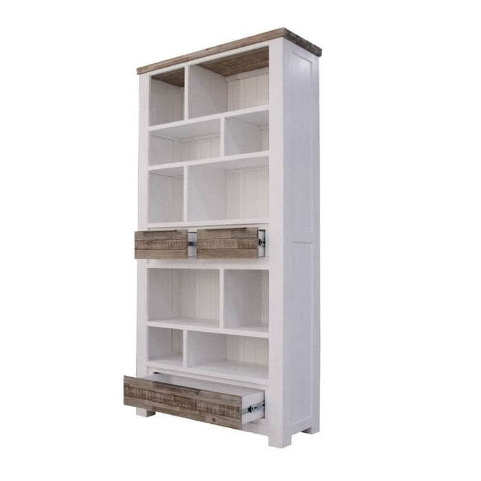 Homestead Multi-Tone Bookcase with drawer