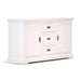 Chic Seashore Serenity Buffet in Brushed White for Modern Homes