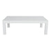 Modern White Artemis Outdoor Coffee Table - Alfresco Elegance Collection