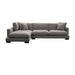 Sink into Zenith 3-Seater Comfort Sofa with Goose Feather Cushions – Light Grey Splendor