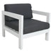 Durable White Aluminium Frame Artemis Sofa for Outdoor Comfort