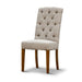 Sophisticated Beige Dining Seating Solution - Felice Charme Linen Chair