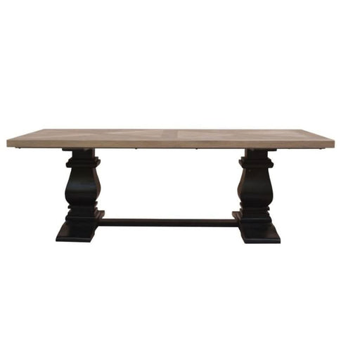 Sophisticated Velino Oak & Black Coffee Table - Timeless Elegance for Your Home