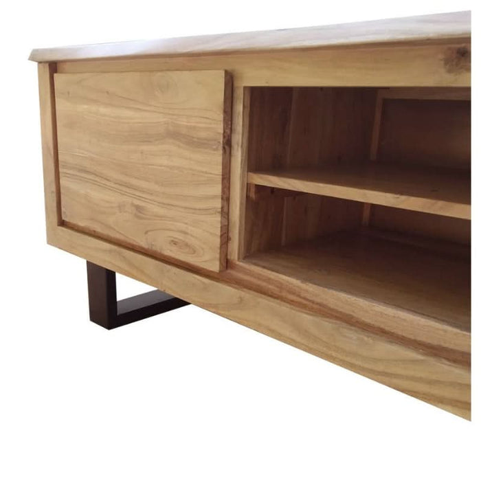 Unique live-edge Elba Essence Console showcasing the beauty of natural Acacia