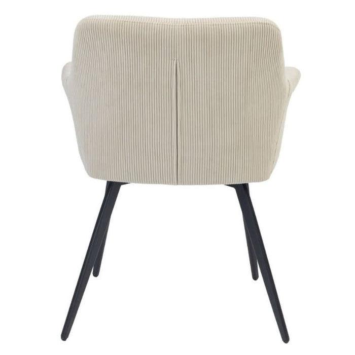 Chic Beige Upholstered Waltz Chair for sophisticated dining rooms