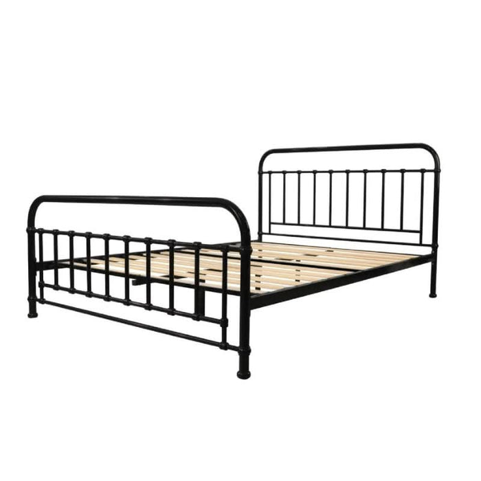 imeless Black Akira Queen Metal Frame Bed - Elegance Meets Durability