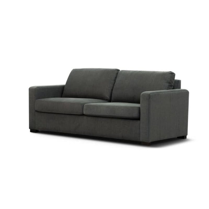 Elegant Wilson Queen Fabric Sofa Bed in Charcoal - Comfort and Style Redefined