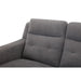 Comfort-Focused Morgan Fab Sofa with High-Density Foam in Grey