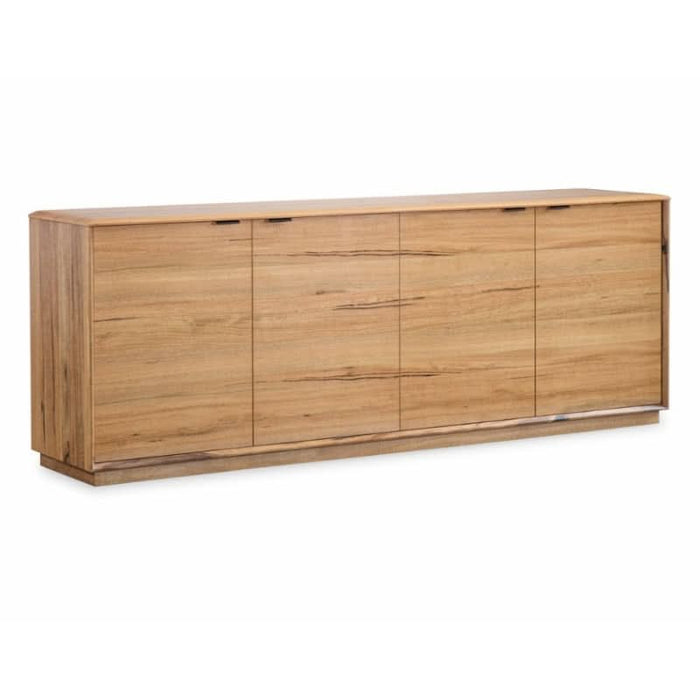 Sophisticated 220cm Galway Grandeur Marri Wood Buffet with Metal Accents