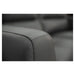 The 2-Seater Leather Lounge Finished in a deep dark walnut perfectly complements the 100% leather upholstery