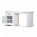 Chic Brushed White Shoreline Work Desk with Timeless Coastal Design