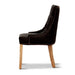 Black Linen Monte Accent Chair – A Fusion of Comfort and Style