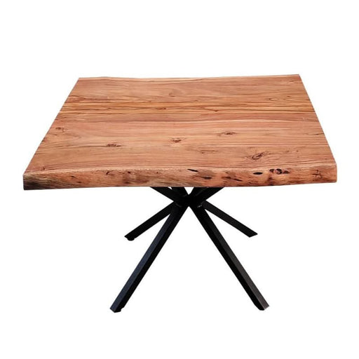 Elba Artisan Lamp Table with unique live-edge Acacia wood top