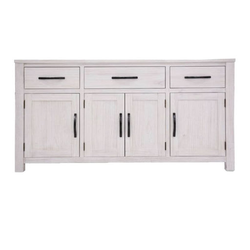 Elegant Florida Coastal Buffet with Spacious 3 Drawers and 4 Doors