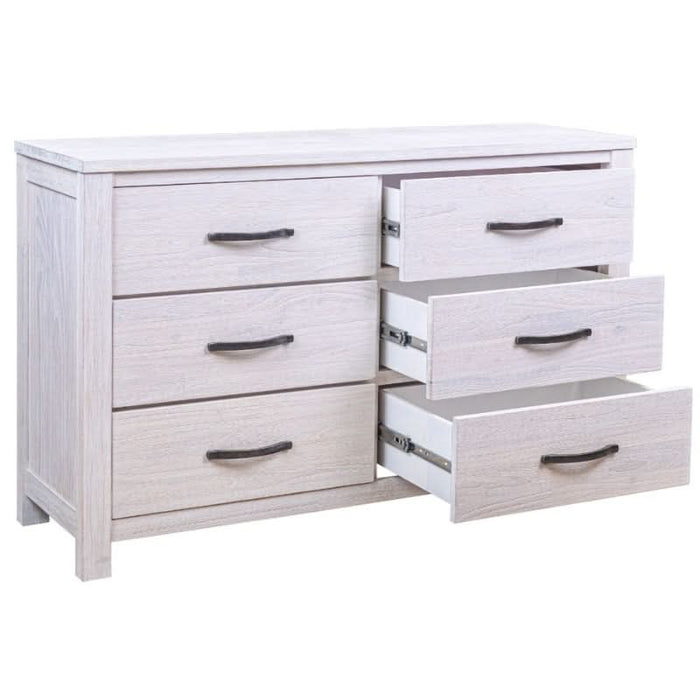 Chic 6-Drawer Mountain Ash Dresser - Florida Contemporary Coastal Furniture