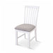 Sleek Seashore Elegance Chair in White for Sophisticated Dining Spaces