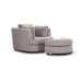 Luxurious Orlando Enclave Swivel Duo in Steel – Transform Your Lounge Area