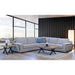 Elegant Light Grey Callaway Modular Lounge with High-Tech Features