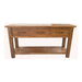 Elegant Toscana Hall Table with Drawers in Natural Finish for Modern Homes