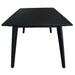 Sophisticated Brushed Black Ella Table for Elegant Dining Rooms