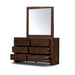 Contemporary Sedona Grandeur dresser with solid pine elegance, offering six drawers for organized modern living