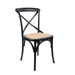 Modern Black Dining Chair Crafted with Classic Steam Bent Wood