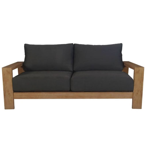 Luxurious Marrakesh Escape 2-Seater Outdoor Sofa in Sophisticated Dark Charcoal