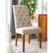 Classic Linen Upholstered Felice Charme Chair for Stylish Dining Rooms