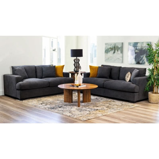 Luxury Hastings Fab 2.5 Seater in Dark Grey with Goose Feather Comfort